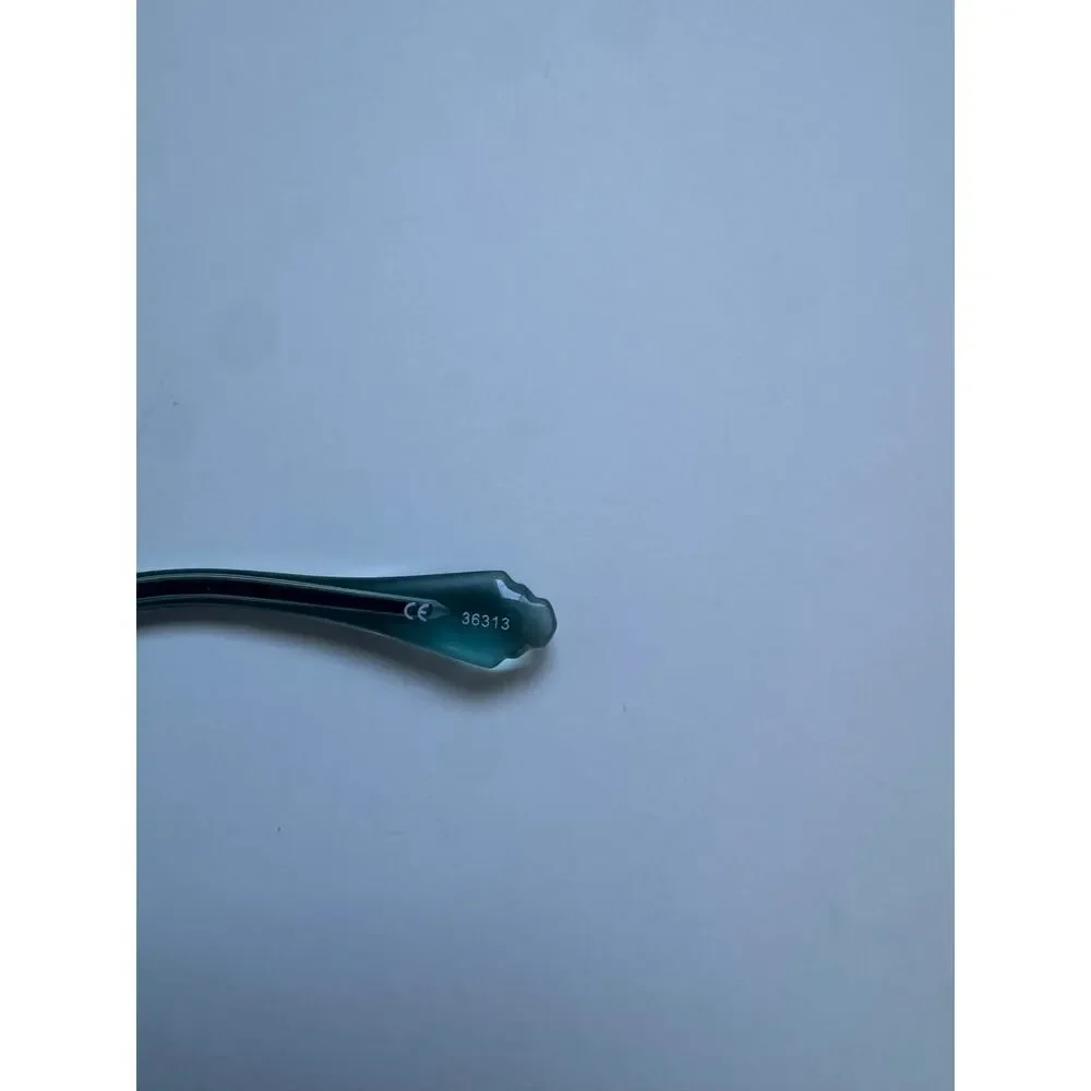 NEW Badgley Mischka Teddi International Fit turquoise blue eyeglasses